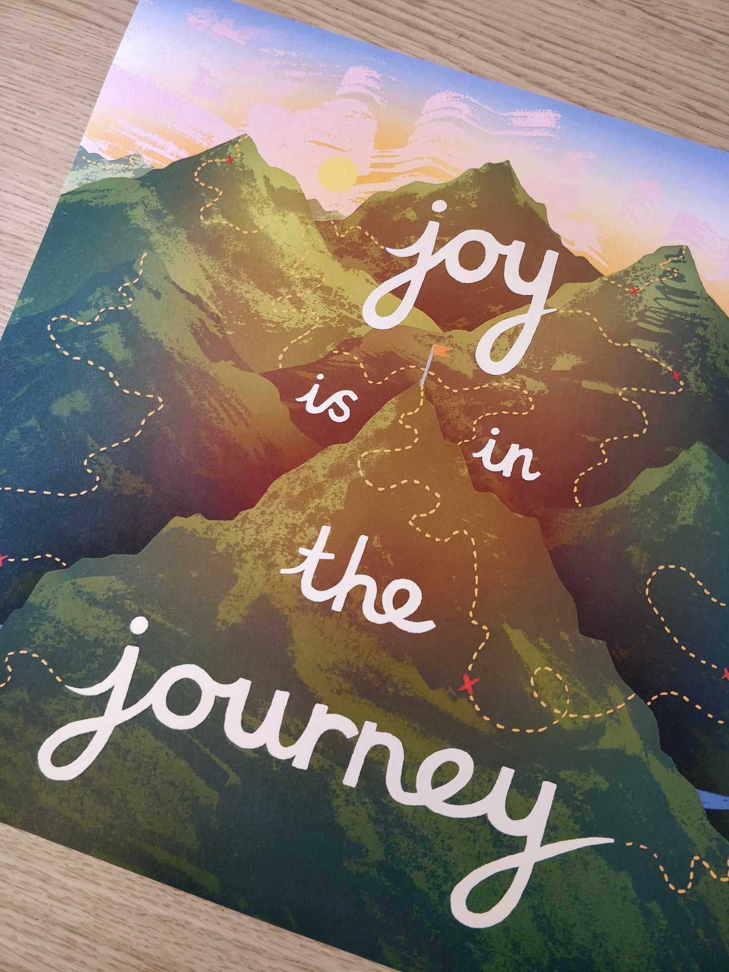 Joy is in the Journey Print