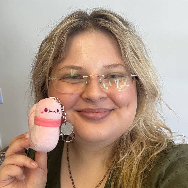 Worm Keychain Plush