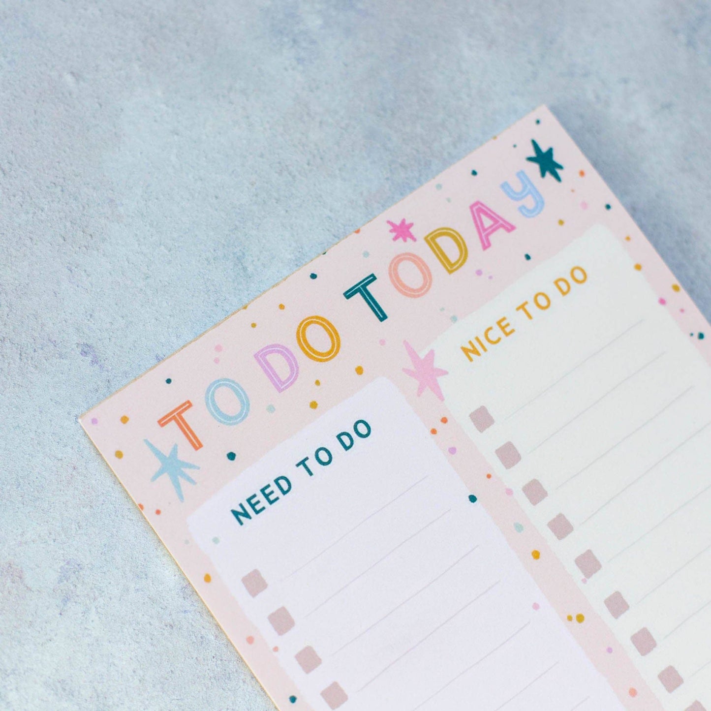 To Do Today A5 Pad