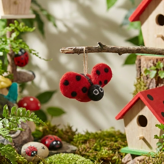 Lottie Ladybird Felt Decoration