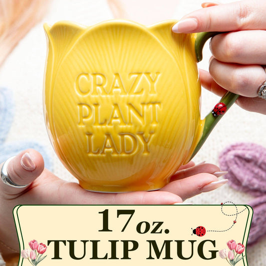 Crazy Plant Lady Tulip Mug