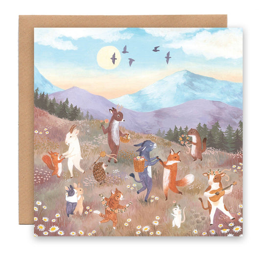 Solstice Gathering Card