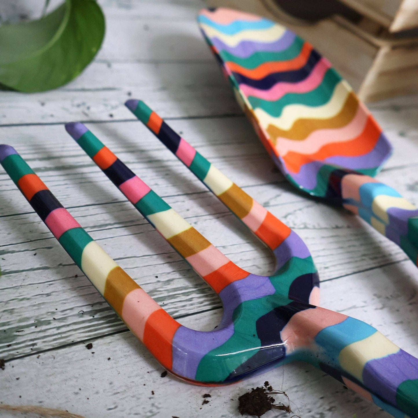 Fork and Trowel Garden Tool Set - Wiggle Design