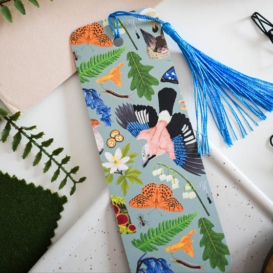Ancient Woodland Wildlife Bookmark