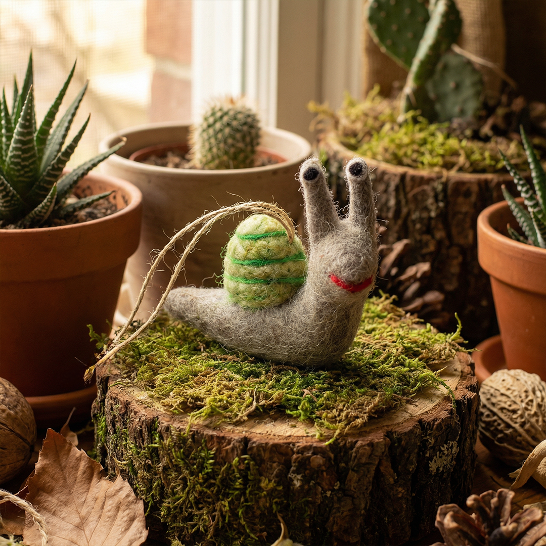 Shelby the Snail Felt Decoration