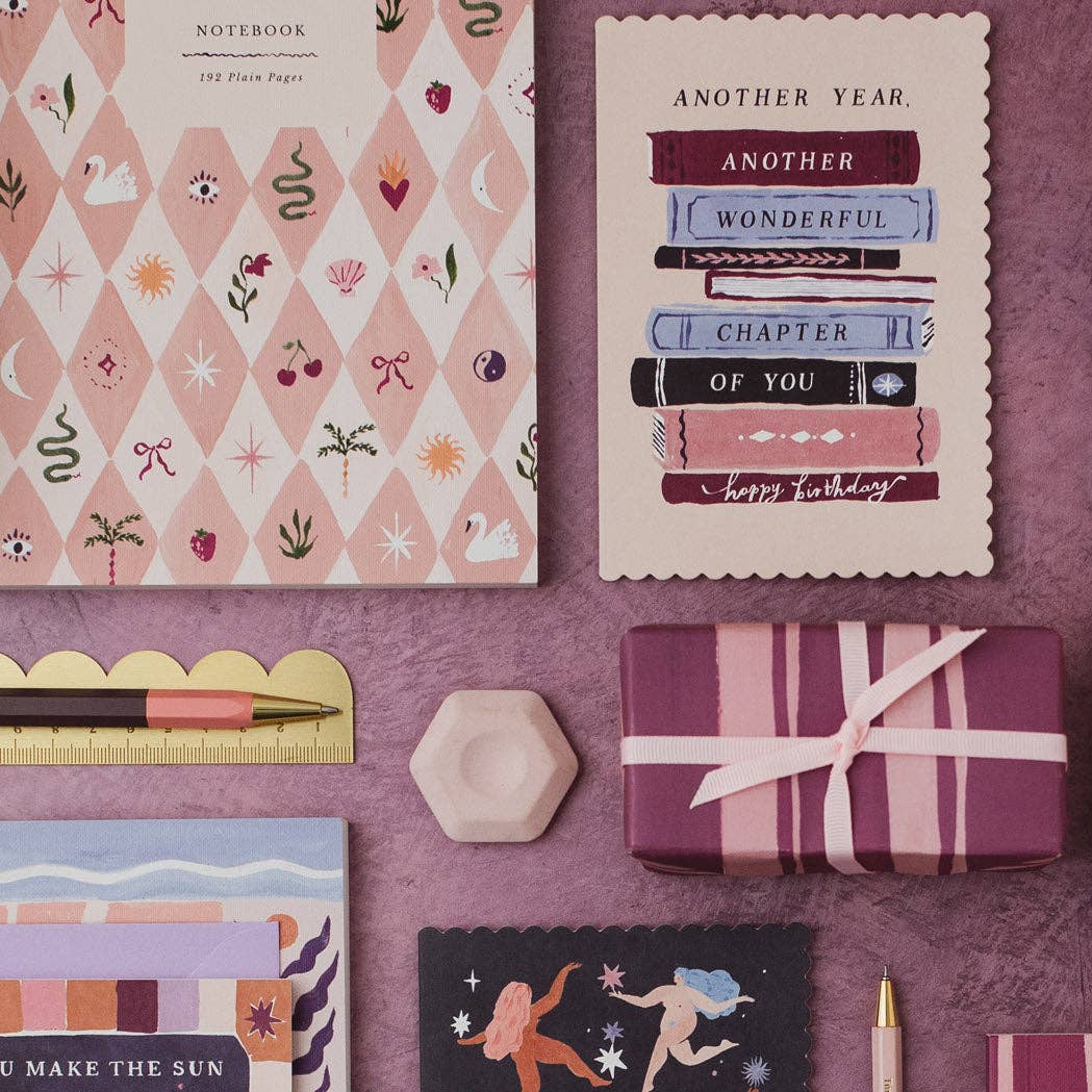 Blush Harlequin Notebook