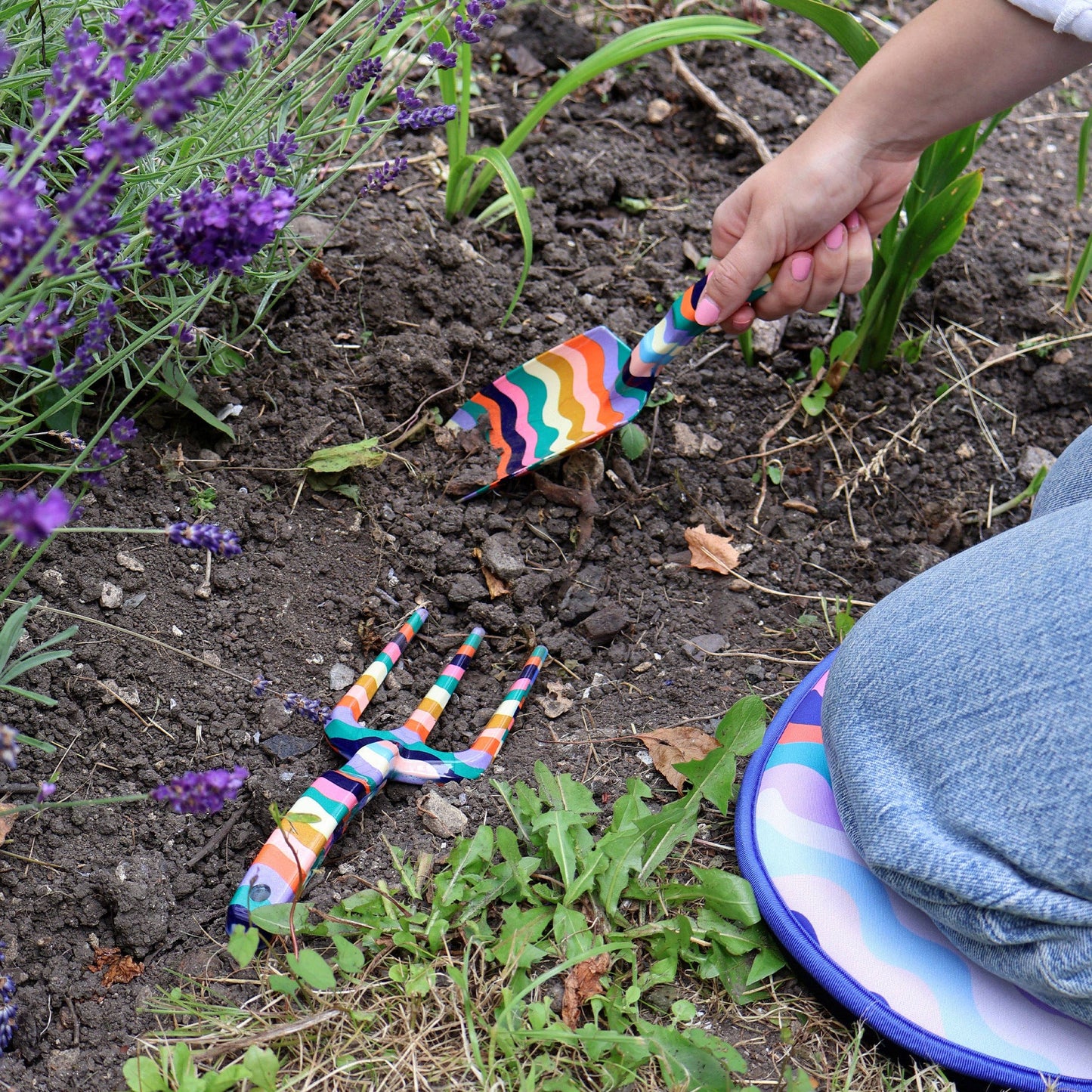 Fork and Trowel Garden Tool Set - Wiggle Design
