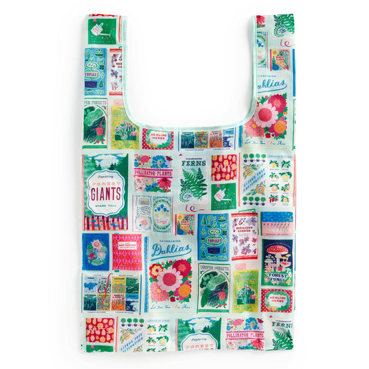 Botanist Bookshelf Packable Tote Bag