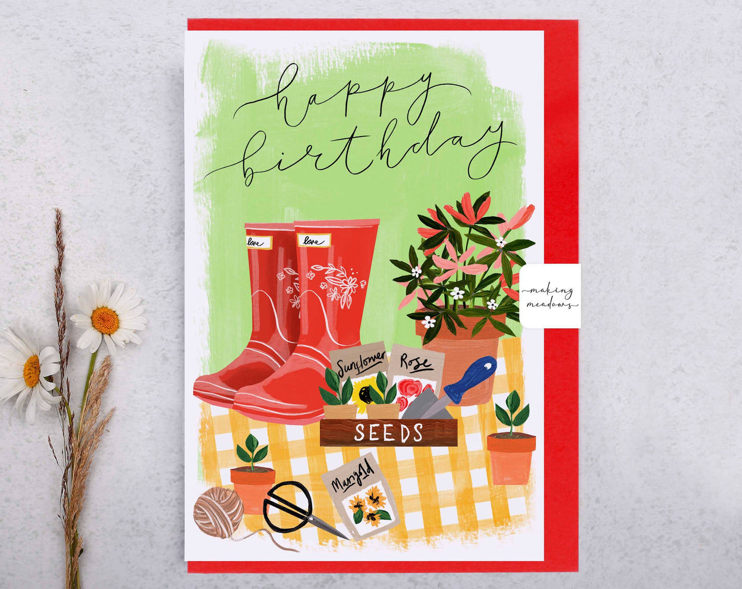 Happy Birthday Seeds Card