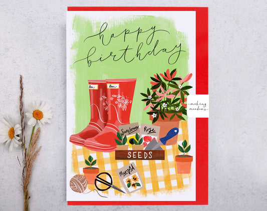 Happy Birthday Seeds Card