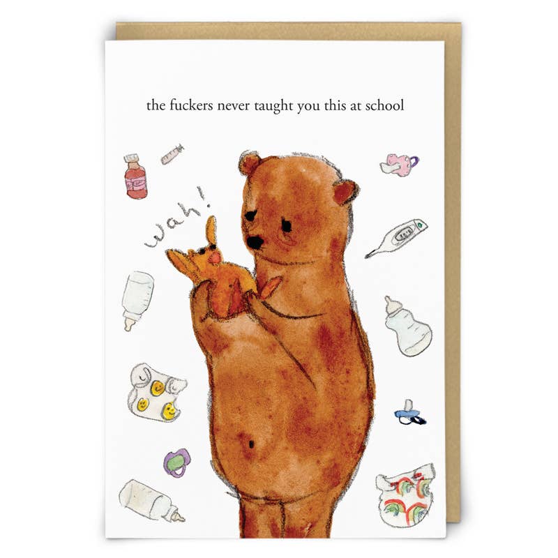 Taught Greeting Card