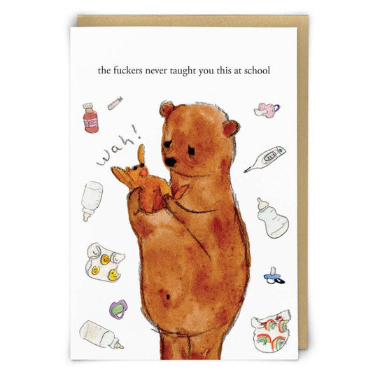 Taught Greeting Card