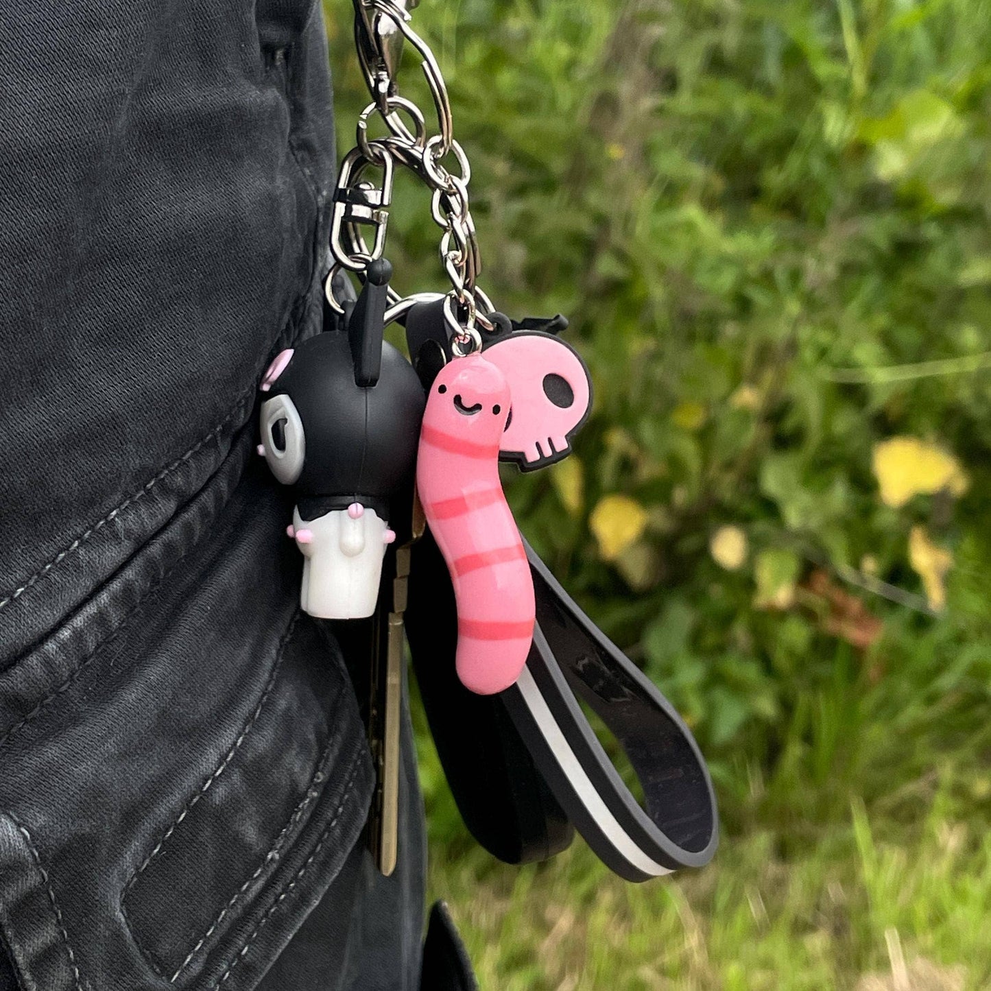 Worm Keychain