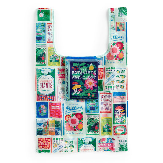 Botanist Bookshelf Packable Tote Bag