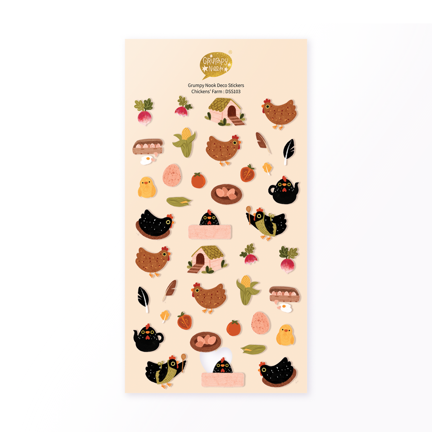 Chickens' Farm Sticker Sheet
